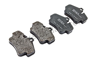 PAGID BLACK REAR BRAKE PAD SET OF 4 / REAR (99A000168759)