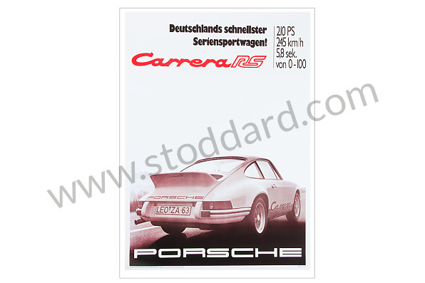 99A000173764 - 911 2.7 RS POSTER for Porsche 