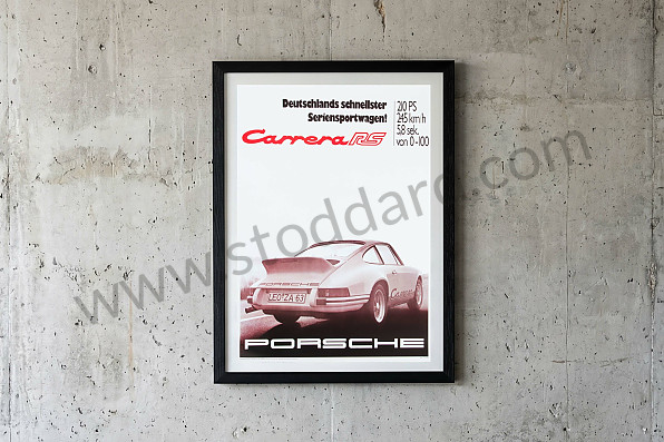 99A000173764 - POSTER 911 2.7 RS for Porsche 