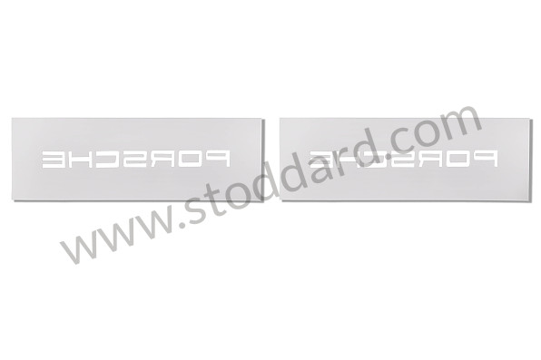 99A000190146 - 5 CM SINGLE-USE PAPER STENCIL FOR CALIPER (PAIR) for Porsche 996 Gt3 / Gt3-1 &bull; 2000 &bull; 996 Gt3 &bull; Coupe &bull; Manual Gearbox, 6 Speed