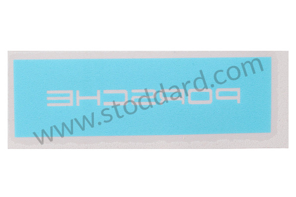 99A000190147 - 7.5 CM SINGLE-USE PAPER STENCIL FOR CALIPER (PAIR) for Porsche 996 Gt3 / Gt3-1 &bull; 2000 &bull; 996 Gt3 &bull; Coupe &bull; Manual Gearbox, 6 Speed