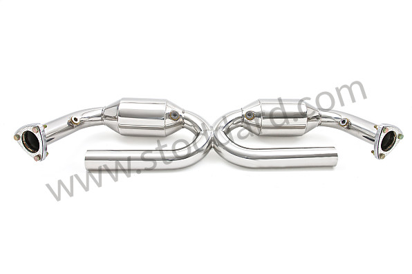 99A000190205 - X PIPE, STAINLESS STEEL SPORTS CATALYTIC CONVERTER for Porsche 996 &bull; 2000 &bull; 996 Carrera 2 &bull; Coupe &bull; Automatic Gearbox