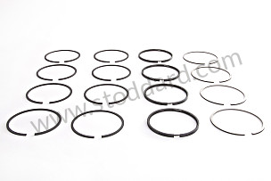 KIT OF 4 COMPLETE SETS OF PISTON RINGS FOR 1750 CC CYLINDER AND PISTON KIT 356 AND 912 (VERSION WITH 4 RINGS PER PISTON) 2/2/2/5 x 86 MM (99A000198442)