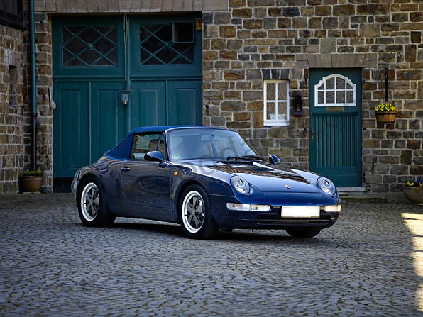 99A000198444 - FUCHS WHEELS, 18 INCH, SET OF 4 WHEELS (BLACK FINISH) 8 AND 10 for Porsche 