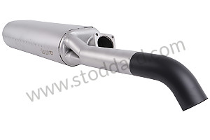 STAINLESS STEEL FINAL SILENCER 1 OUTLETS ON LEFT 