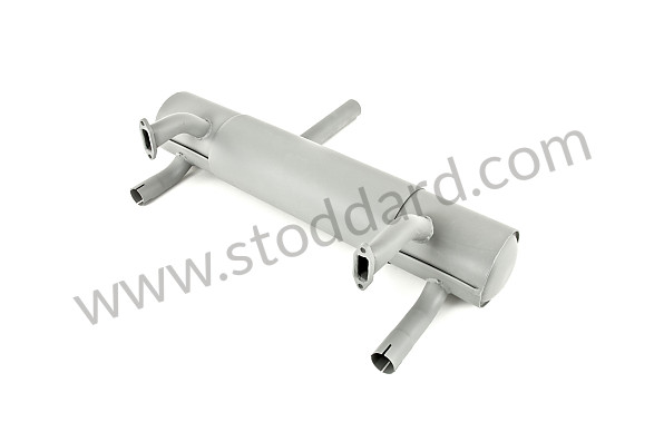 99A000198458 - SILENCER 356 PRE-A SINGLE TAIL PIPE for Porsche 356A &bull; 1956 &bull; 1600 (616/1) &bull; Speedster A T1 &bull; Manual Gearbox, 4 Speed