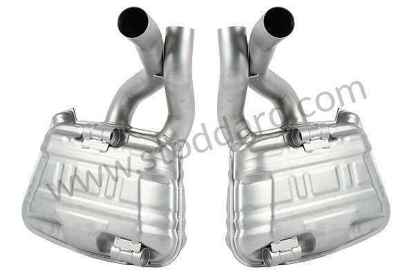 99A000198480 - SPORT  STAINLESS STEEL FINAL SILENCER 997 + 997 4S  2005-2008 for Porsche 997 09-12 &bull; 2010 &bull; 997 C2 &bull; Coupe &bull; Manual Gearbox, 6 Speed