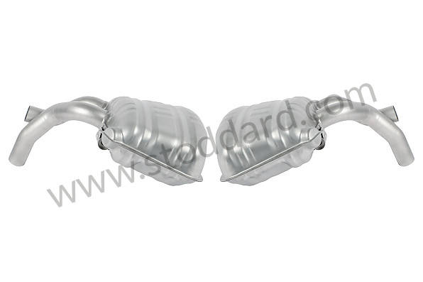 99A000198480 - SPORT  STAINLESS STEEL FINAL SILENCER 997 + 997 4S  2005-2008 for Porsche 997 09-12 &bull; 2010 &bull; 997 C2 &bull; Coupe &bull; Manual Gearbox, 6 Speed