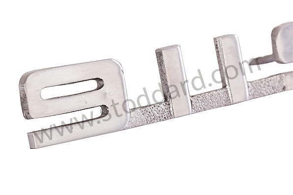 99A000203222 - REAR ENGINE COVER LOGO, SILVER COLOUR, 911 ST for Porsche 911 70-73 &bull; 1972 &bull; 2.4E &bull; Coupe &bull; Automatic Gearbox