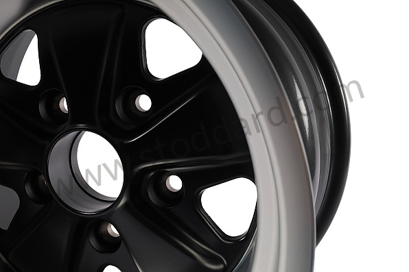 99A000213521 - WHEEL, 11 X 15, BLACK, WITH TUV HOMOLOGATION for Porsche 