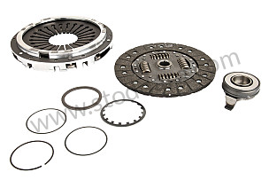 CLUTCH KIT 996 GT3 SINGLE MASS MOUNT SINGLE WEIGHT ASSEMBLY (99A000213536)