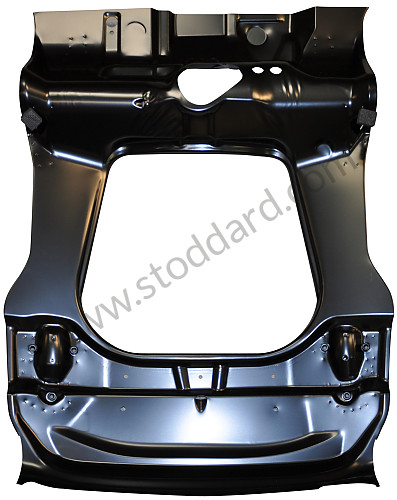 99A000222437 - LONG FRONT UNDERBODY PANEL WITH CONTROL PEDAL FLOOR for Porsche 911 74-77 + 912E &bull; 1976 &bull; 912E &bull; Coupe &bull; Manual Gearbox, 5 Speed