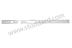 CHROME PLATED LOWER KIT FOR INSTRUMENT PANEL WITH HOLE FOR HEATING CONTROL  (99A000232666)