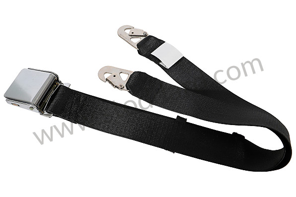 99A000232722 - 2-POINT FRONT SEAT BELT, WITHOUT RETRACTOR, RIGHT, RING ATTACHMENT  for Porsche 356B T5 &bull; 1959 &bull; 1600 (616/1 T5) &bull; Cabrio B T5 &bull; Manual Gearbox, 4 Speed