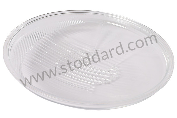 99A000240628 - HEADLIGHT LENS 356 WHITE, ASYMMETRICAL HEADLIGHT WITH BOSCH LOGO for Porsche 356B T5 &bull; 1959 &bull; 1600 (616/1 T5) &bull; Cabrio B T5 &bull; Manual Gearbox, 4 Speed