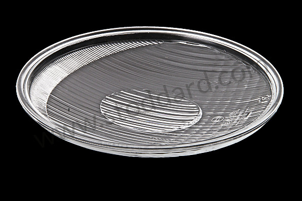 99A000240630 - WHITE HEADLAMP GLASS FOR SYMMETRICAL BOSCH HEADLAMP, 356 for Porsche 