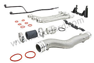 CAYENNE 955 V8S / TURBO ENGINE WATER HOSE MODIFICATION KIT  (99A000244000)