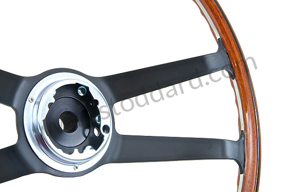 99A000244023 - 42CM WOOD / ALUMINIUM STEERING WHEEL, 911 for Porsche 