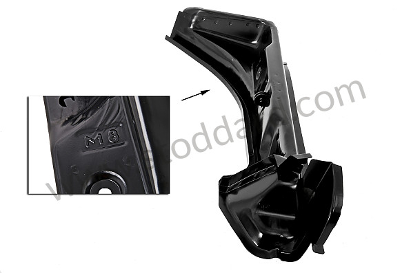 99A000244025 - HINGE PILLAR for Porsche 911 70-73 &bull; 1972 &bull; 2.4E &bull; Coupe &bull; Manual Gearbox, 4 Speed