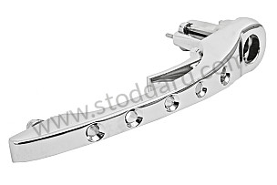 CHROME LEFT EXTERIOR DOOR HANDLE 911 RACING DRILLED HOLES DRILLED / CHROME / CHROME / LEFT (99A000244032)