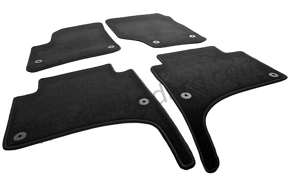 99A000244076 - FLOOR MATS for Porsche Cayenne 957 07-10 &bull; 2009 &bull; Cayenne Diesel &bull; Automatic Gearbox