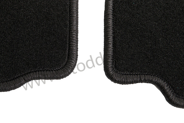 99A000244081 - FLOOR MAT for Porsche Boxster 987 09-12 &bull; 2012 &bull; Boxster S 3.4 &bull; Cabrio &bull; Pdk Gearbox
