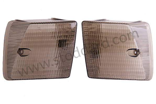 99A000247809 - SMOKED FRONT INDICATOR GLASS for Porsche 928 78-82 &bull; 1978 &bull; 928 4.5 &bull; Coupe &bull; Manual Gearbox, 5 Speed