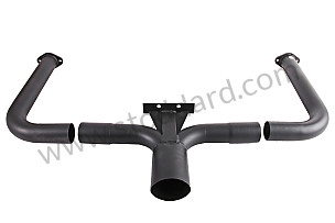 CENTRAL TAILPIPE WITHOUT STINGER TYPE SILENCER SYSTEM, 911 65-89 OVAL TAILPIPE (FITS ON RSR RACING SPAGHETTI)  (99A000247851)