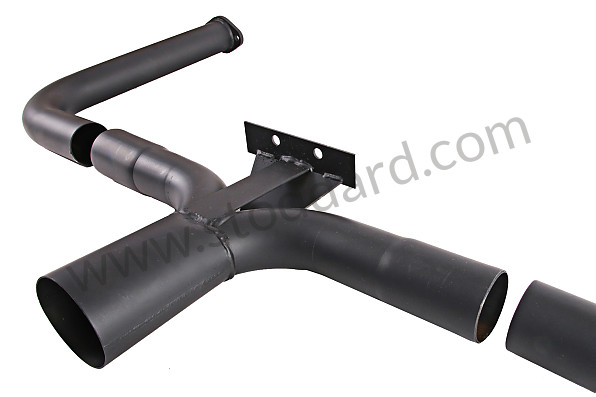 99A000247851 - CENTRAL TAILPIPE WITHOUT STINGER TYPE SILENCER SYSTEM, 911 65-89 OVAL TAILPIPE (FITS ON RSR RACING SPAGHETTI) for Porsche 911 74-77 + 912E &bull; 1974 &bull; 2.7 &bull; Coupe &bull; Automatic Gearbox