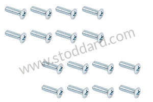 FRONT SEAT SCREW KIT 356B-C / 911 912 60-73 (FOR BOTH FRONT SEATS) M6X16 M6x16 MM
