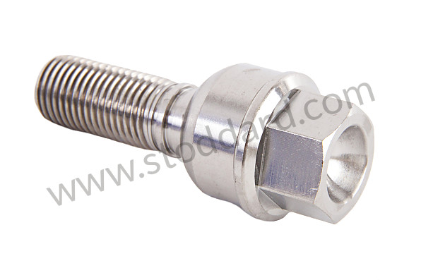 99A000252884 - SET OF 10 TITANIUM WHEEL SCREWS DIMENSION 35MM (FOR ASSEMBLY WITH WIDENER BETWEEN 5 AND 9 MM) for Porsche 996 Gt3 / Gt3-1 &bull; 2000 &bull; 996 Gt3 &bull; Coupe &bull; Manual Gearbox, 6 Speed