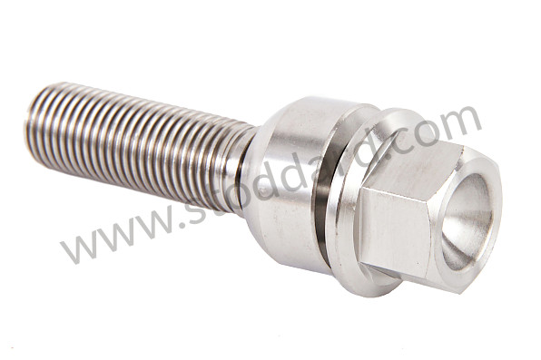 99A000252886 - SET OF 10 TITANIUM WHEEL SCREWS DIMENSION 45 MM (FOR ASSEMBLY WITH WIDENER BETWEEN 15 AND 20 MM) for Porsche 996 Gt3 / Gt3-1 &bull; 2000 &bull; 996 Gt3 &bull; Coupe &bull; Manual Gearbox, 6 Speed