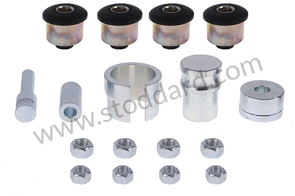 99A000252929 - SPORT VERSION UPPER FRONT TRIANGLE BUSHING KIT COMPLETE WITH ASSEMBLY TOOL AND SCREWS for Porsche 928 92-95 &bull; 1992 &bull; 928 Gts &bull; Coupe &bull; Manual Gearbox, 5 Speed