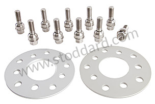 SET OF TWO 5 MM TRACK WIDENERS WITH TITANIUM THREADED FASTENINGS 5 MM (99A000252938)