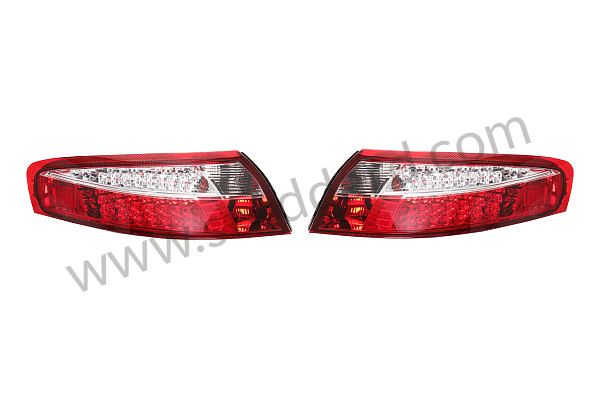 99A000254050 - RED AND WHITE LED REAR INDICATOR KIT PAIR for Porsche 996 Gt3 / Gt3-1 &bull; 2000 &bull; 996 Gt3 &bull; Coupe &bull; Manual Gearbox, 6 Speed