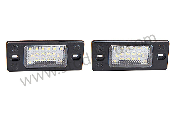 99A000254064 - CAYENNE NUMBER PLATE LIGHT WITH LED for Porsche Cayenne 955 03-06 &bull; 2003 &bull; Cayenne S V8 &bull; Manual Gearbox, 6 Speed