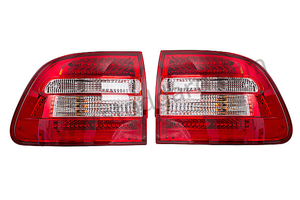99A000254065 - RED AND WHITE LED REAR INDICATOR KIT PAIR for Porsche Cayenne 955 03-06 &bull; 2003 &bull; Cayenne S V8 &bull; Manual Gearbox, 6 Speed