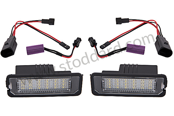 99A000254090 - NUMBER PLATE LIGHT WITH LED for Porsche Cayenne 955 03-06 &bull; 2003 &bull; Cayenne S V8 &bull; Manual Gearbox, 6 Speed