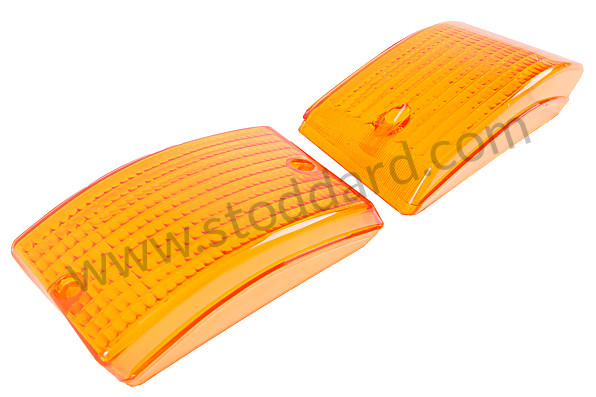 99A000258604 - ORANGE FRONT INDICATOR GLASS for Porsche 944 85-88 &bull; 1987 &bull; 944 S &bull; Coupe &bull; Manual Gearbox, 5 Speed