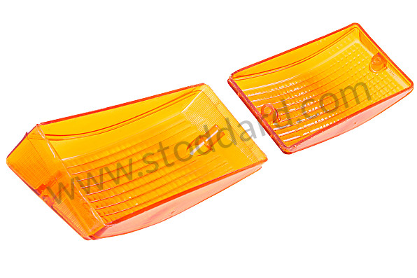 99A000258604 - ORANGE FRONT INDICATOR GLASS for Porsche 944 85-88 &bull; 1987 &bull; 944 S &bull; Coupe &bull; Manual Gearbox, 5 Speed