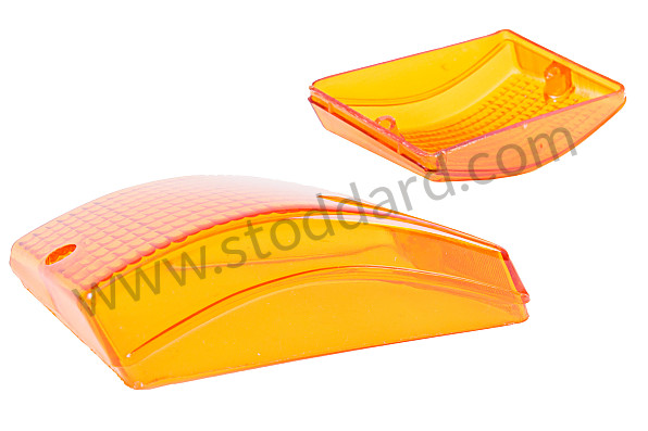 99A000258604 - ORANGE FRONT INDICATOR GLASS for Porsche 944 85-88 &bull; 1987 &bull; 944 S &bull; Coupe &bull; Manual Gearbox, 5 Speed