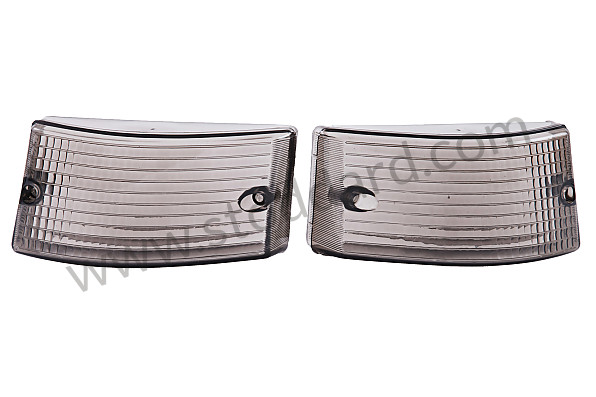 99A000258605 - SMOKED FRONT INDICATOR LENS KIT for Porsche 944 85-88 &bull; 1986 &bull; 944 2.5 &bull; Coupe &bull; Manual Gearbox, 5 Speed