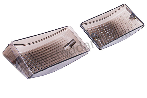 99A000258605 - SMOKED FRONT INDICATOR LENS KIT for Porsche 944 85-88 &bull; 1986 &bull; 944 2.5 &bull; Coupe &bull; Manual Gearbox, 5 Speed