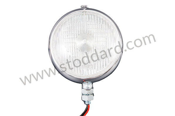 99A000258634 - ROUND CHROME PLATED FOG LAMP / WHITE MARCHAL TYPE LENS for Porsche 914 &bull; 1972 &bull; 914/6 &bull; Manual Gearbox, 5 Speed