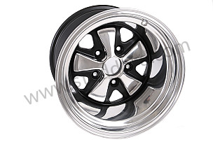 11 X 15 SPOKED BLACK AND POLISHED RIM LIKE THE EARLY 911 WITH TUV HOMOLOGATION  ET -27 MM / 11 X 15 INCHES (99A000262943)