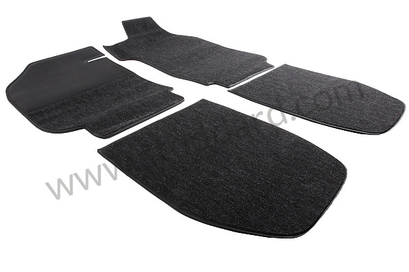 99A000269030 - VERY HIGH QUALITY FLOOR MATS (AS MANUFACTURED AT THE TIME) for Porsche 911 70-73 &bull; 1973 &bull; 2.4E &bull; Coupe &bull; Automatic Gearbox