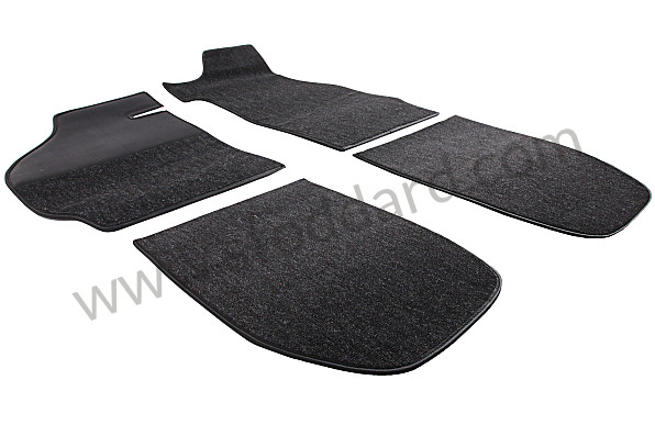 99A000269031 - VERY HIGH QUALITY FLOOR CARPET (AS ORIGINALLY MADE) for Porsche 911 70-73 &bull; 1973 &bull; 2.4E &bull; Targa &bull; Automatic Gearbox