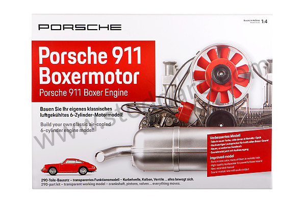 99A000269042 - 911 ENGINE 1/4 SCALE WITH SOUND AND ENGINE MOTION (GERMAN & ENGLISH) for Porsche 