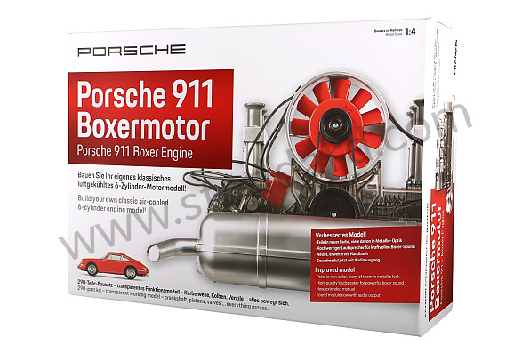 99A000269042 - 911 ENGINE 1/4 SCALE WITH SOUND AND ENGINE MOTION (GERMAN & ENGLISH) for Porsche 
