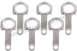 HIGH STRENGTH FORGED CONNECTING RODS (FULL SET) CARRILLO MAKE / NON-REINFORCED CONNECTING ROD SCREWS FOR ENGINE SPEEDS NOT EXCEEDING 8,500 RPM (99A000540681)